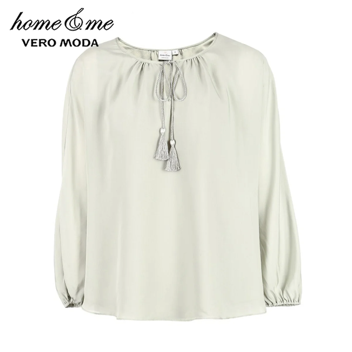 Desert sage Vero Moda новые женские пижамные топы с бахромой и рукавами-фонариками | 3191P9502 - Цвет: Desert sage