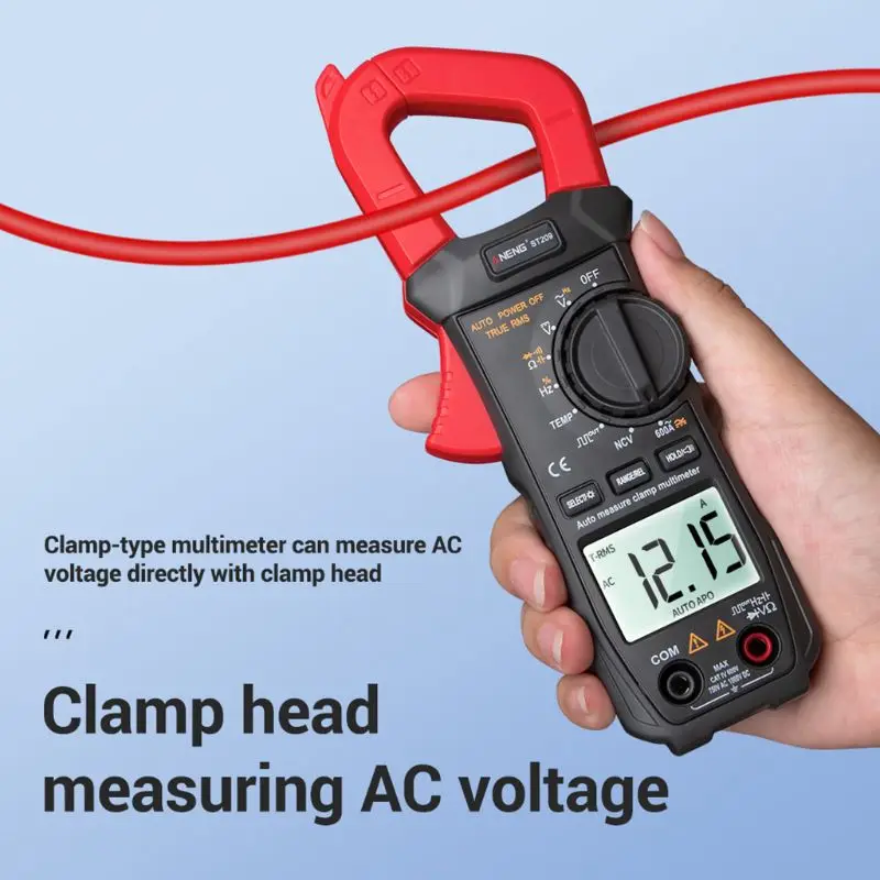 

6000 Counts True RMS Clamp Meter Digital Multimeter w/ Square Wave Output Diode Y98E