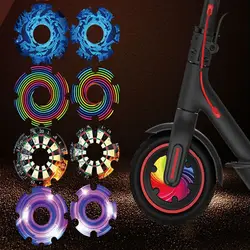 M365/1s/pro2 Electric Scooter Waterproof Shell Kick Motor Protective Cover Scooter Accessories Front Wheel Sticker