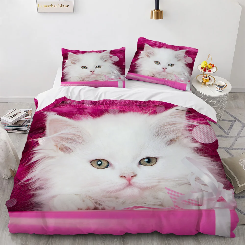 Fashion Black Cat Bedding Set For Bedroom Soft Bedspreads Comefortable Duvet Cover Quality Comforter Covers And Pillowcase