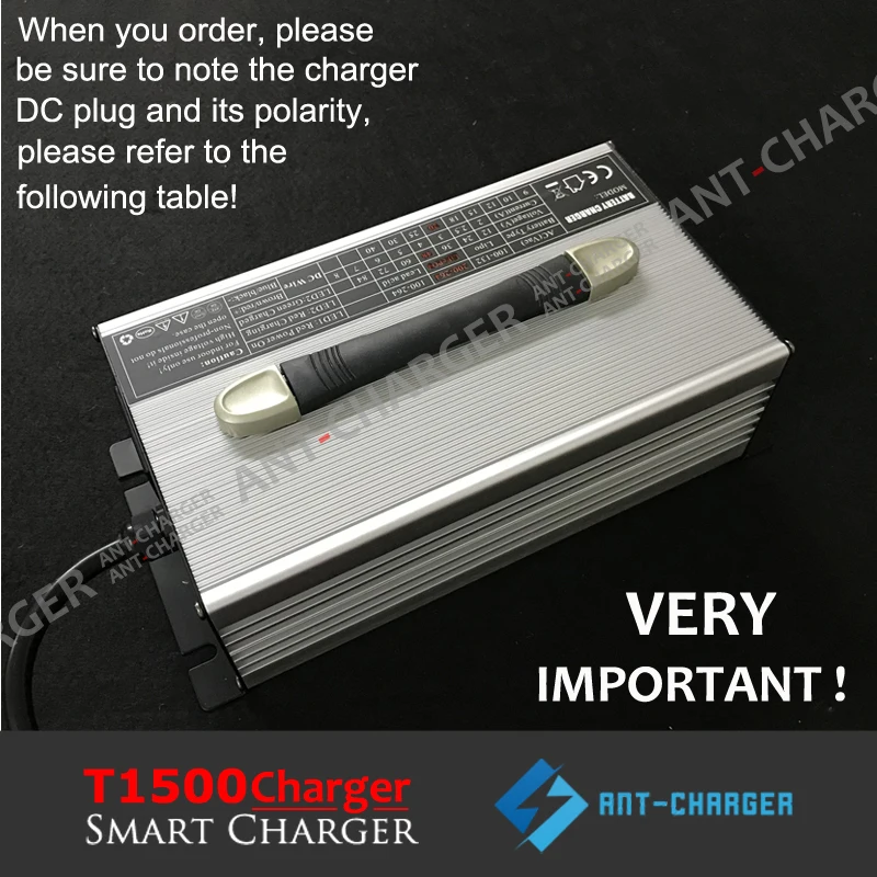 Customized 1500W 12V 45A 24V 35A 36V 30A 48V 25A 60V 20A 72V 15A EV Car Golf Cart UPS GEL AGM Lead-acid Battery Charger-T1500BN (2)