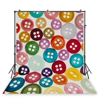 

HUAYI Photography Backdrop Photo Studio Background Photo Booth Baby Portraits buttons 3 kinds materials XT-1477-1