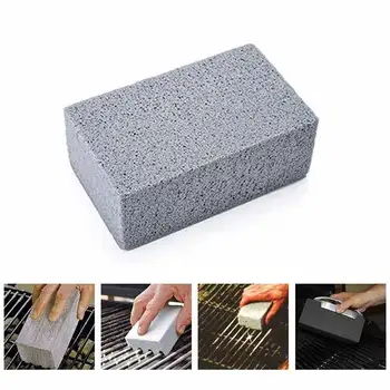 

3PCS Portable Handheld Barbecue Grill Dry Pot Stain Brush Cleaning Pumice Wipe Quickly Remove