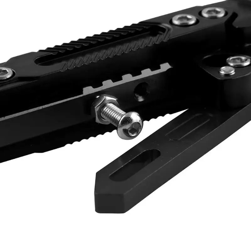 CNC алюминиевая регулируемая подставка с боковой подставкой практичные прочные нескользящие прочные для мотоцикла Мотоцикл Байк