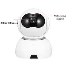 Радионяня высокого разрешения умный вращающийся телефон удаленный беспроводной портативный домашний видео ночного видения камера Мини безопасности домофон