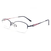 Металлическая Женская оправа для очков та же Мода Анти-Синяя легкая оправа Женская Элитная гальваника