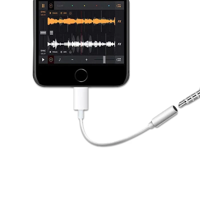Adaptador Auricular Для iPhone до 3,5 мм разъем для наушников адаптер для iPhone XS MAX X XR 8 7 Plus AUX аудио сплиттер кабель наушники Adaptador Auricular - Цвет: Adaptador Auricular
