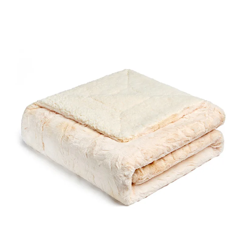 

Luxury Super Soft Flannel Blanket Aircraft Sofa Use Office Children Blanket Travel Fleece Towel Portable Car Cover Blanket