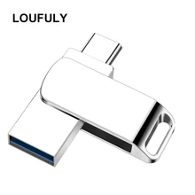 Креативный USB C Флэшка OTG 3,0 USB 128 Гб флэш-накопитель 64 ГБ 16 ГБ 32 ГБ флеш-накопитель 3,0 USB флэш-накопитель type C для телефона Android