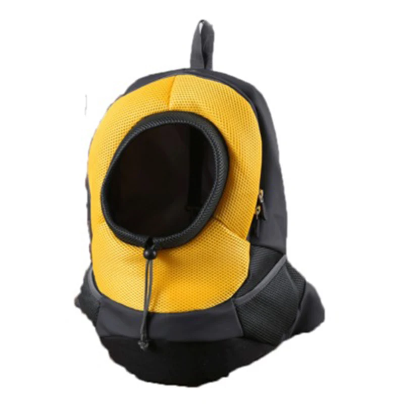 New Outdoor Pet Dog Carrier Bag Pet Dog Front Bag New Out Double Shoulder Portable Travel Backpack Mesh Backpack Head