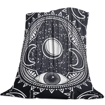 

Starry Eye Totem Throw Blanket Soft Comfortable Velvet Plush Blankets Warm Sofa Bed Sheets