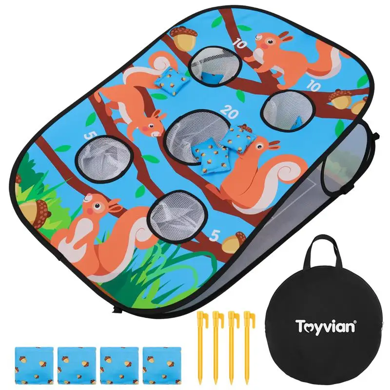 

Dart Board Squirrel Patterned Funny Classic Dart Board Kit Dart Board Game Outdoor Best Toy for Girls Kids Boys Teens