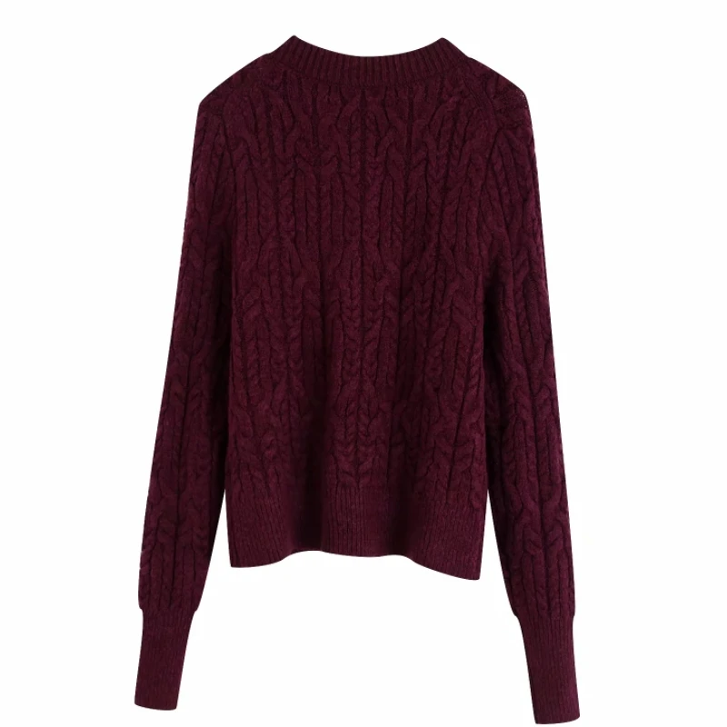 Online Neue Herbst frauen perle perlen schmücken twist stricken pullover weibliche grundlegende langarm strickjacke pullover chic freizeit tops S224