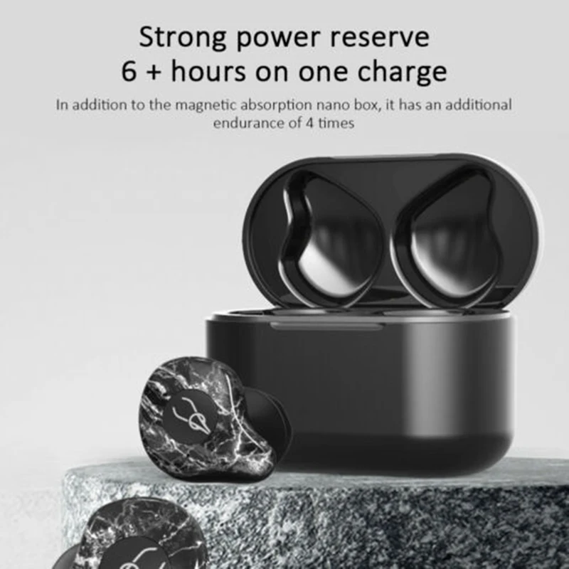 Sabbat X12 Ultra Qualcomm TWS Wireless Bluetooth 5.0 Earphone Sports HiFi Stereo Earbuds Support Wireless Charger Earphones
