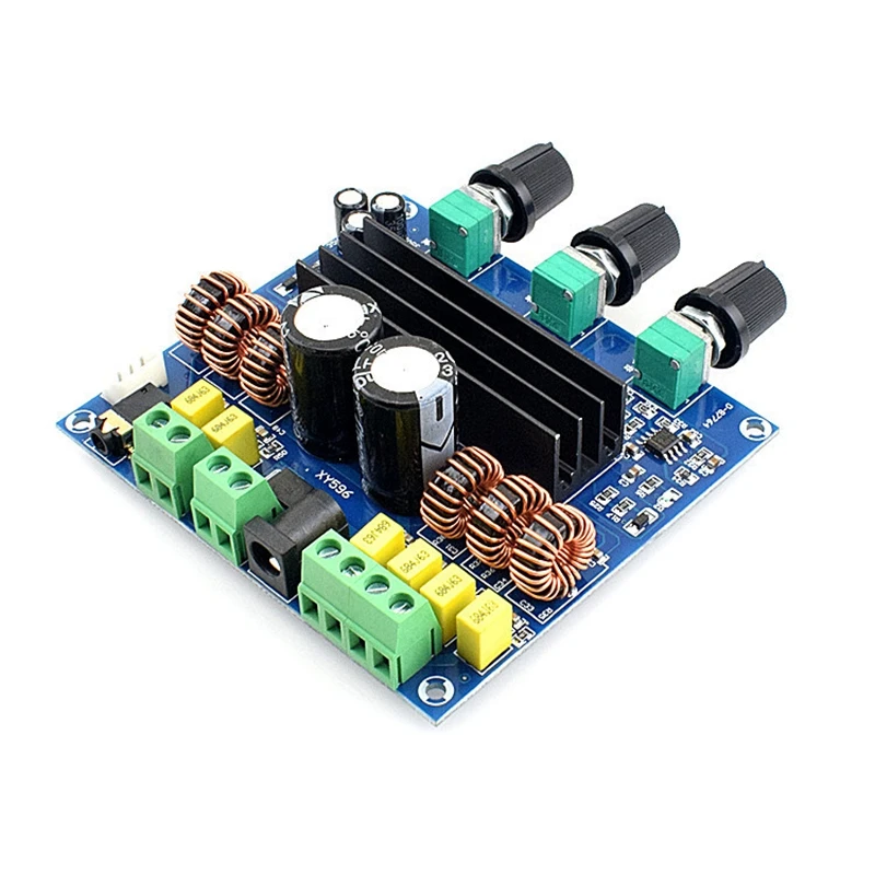 2 1 цифровой o Мощность Плата усилителя 2X80 Вт + 100W TPA3116D2 сабвуфер усилитель DC12 26V МГц