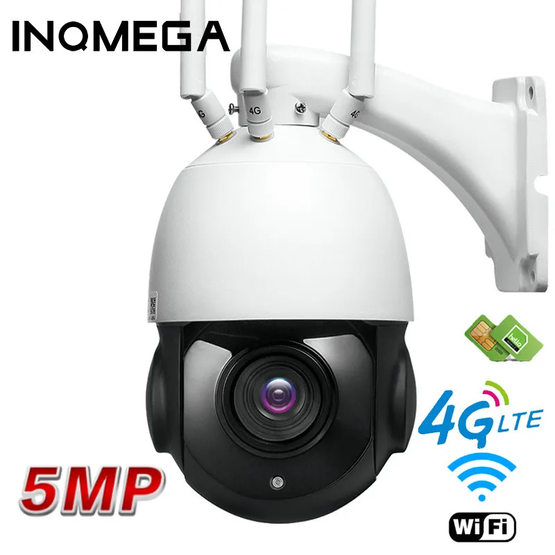 30X оптический зум 5MP FHD IP камера WiFi 4G SIM карта LTE наружная сферическая 360 градусов Onvif