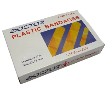 

Home Waterproof Breathable Band Aid Hemostasis Adhesive Bandage Home Essentials 100pcs