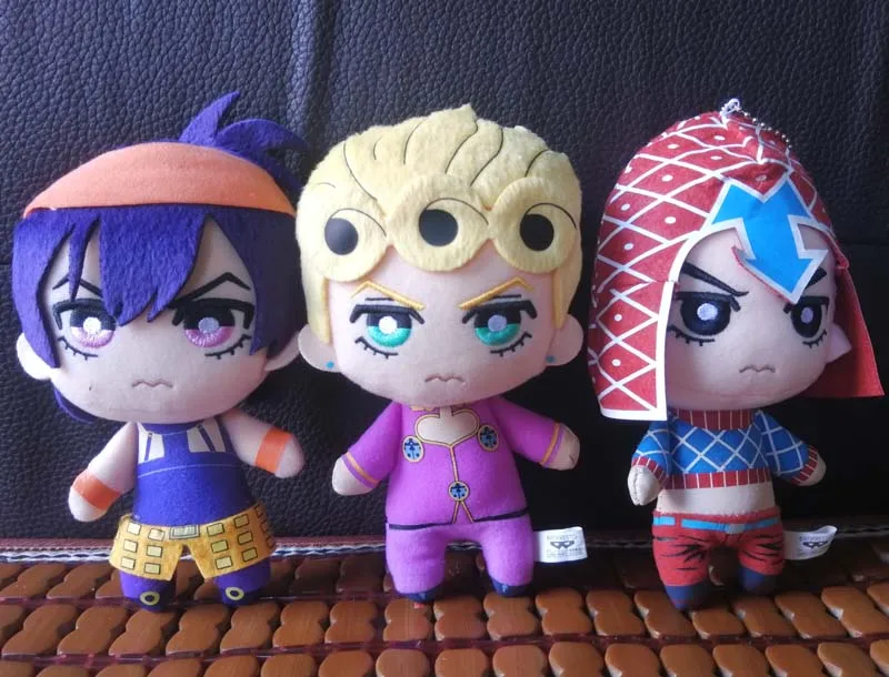 JoJos Необычные Приключения Золотой ветер плюшевые Джорно нарансия миста Мягкие