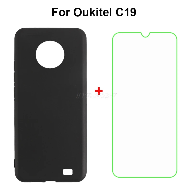 Для Oukitel C19 чехол мягкий черный ТПУ для Pro Couqe Funda C18 задняя крышка с защитной
