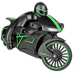 2,4 г мини мотоцикл Rc с крутым светом высокоскоростные Rc игрушки, модели мотоциклов дистанционное управление Дрифт мотор лучший подарок для