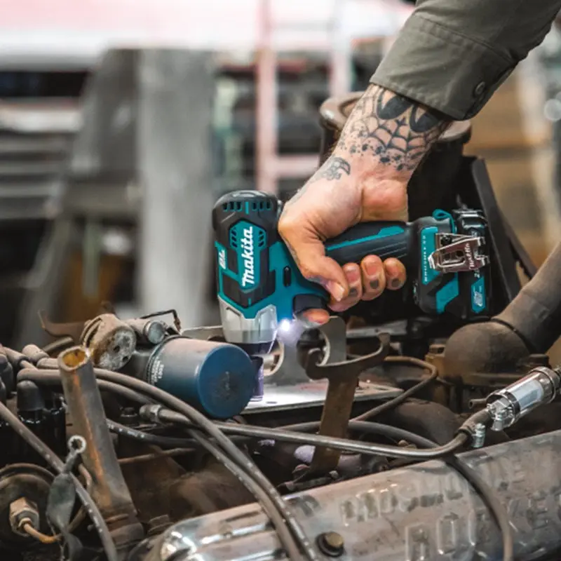 Makita бесщеточный ударный гайковерт TW161DZ TW161DSMJ 12 В 1/2 ”Квадратный привод, только кожа