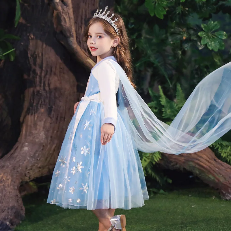 Vestido/платье для девочек; платья принцессы Эльзы; детское платье; fille infantil navidad; платье на Хэллоуин; disfraz menina festa; платье для малышей; kleid