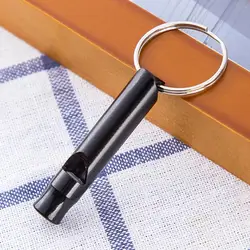 Mini Survival Whistle Sport Whistles Multifunction Keychain Aluminum Alloy Cheerleading Souvenir Outdoor Emergency Siren Hot