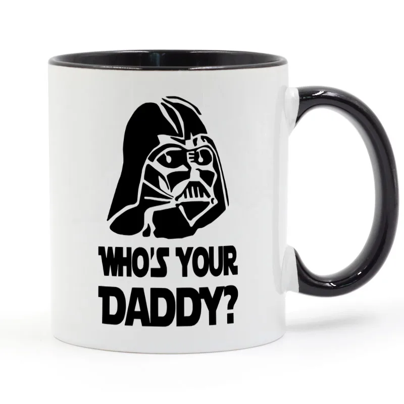Кофейная кружка на День отца кто ваш папа керамическая чашка 11 унций|Кружки| |