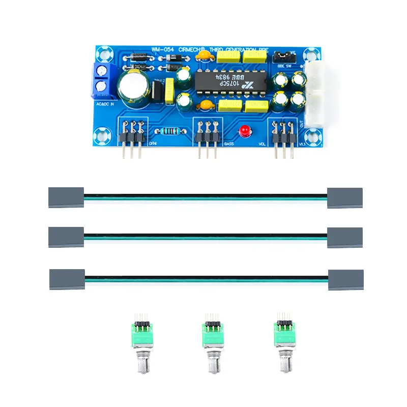 Module Préampli BBE XR1075 - Réglage Tonalité 2 Canaux, 12V DC/AC - Pour Amélioration Audio Voiture