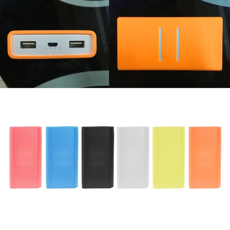 Противоскользящий силиконовый резиновый чехол для Xiaomi power Bank 2 20000 mAh протектор