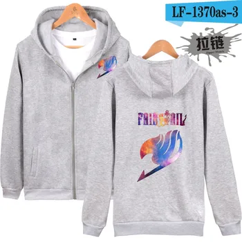 

Creative Brand Designer Fairy Tail Hoodies Sweatshirt Men Women Zipper Pullovers Hoodie Winter Cotton Fairy Tail Men's Clothing