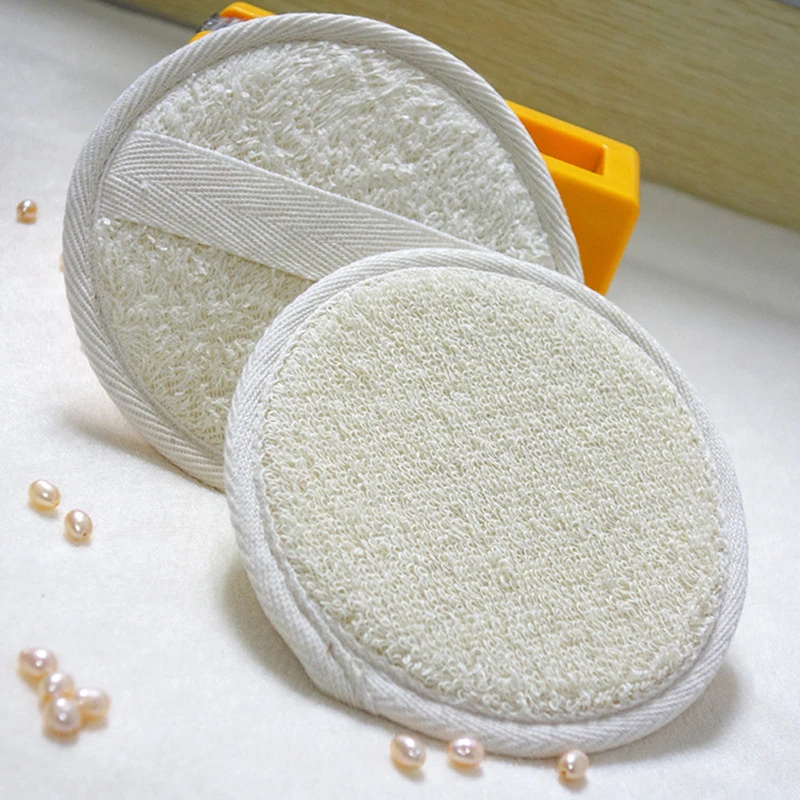 1 Natural Loofah Luffa Sponge Face Body Bath Shower Spa Exfoliator Scrubber Pad