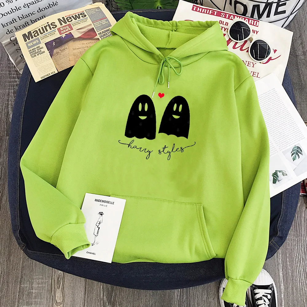 

Harry Styles Hoodie Fall 2020 Women Tops Print Treat People with Kindness Plus Size Hoodies Two Ghosts Clothes Streetwear