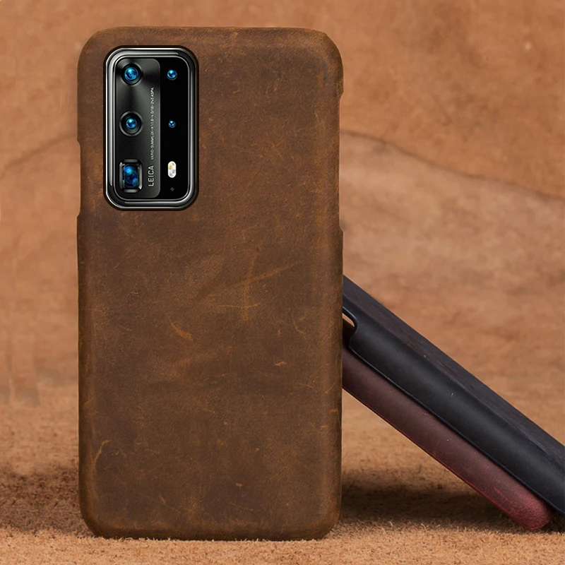 Оригинальный выдвижной кожаный чехол для телефона Huawei P40 Pro Lite P20 P30 mate 40 20 Ретро