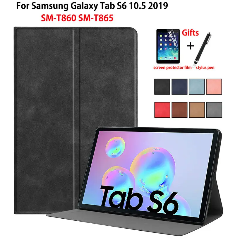 Чехол для Samsung Galaxy Tab S6 10 5 SM-T860 SM-T865 T860 2019 &quotумный чехол планшета из искусственной