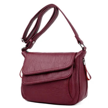 

PU Leather Handbags Women Bags Designer Women Messenger Bags Bag Woman Bags For Women(Red)