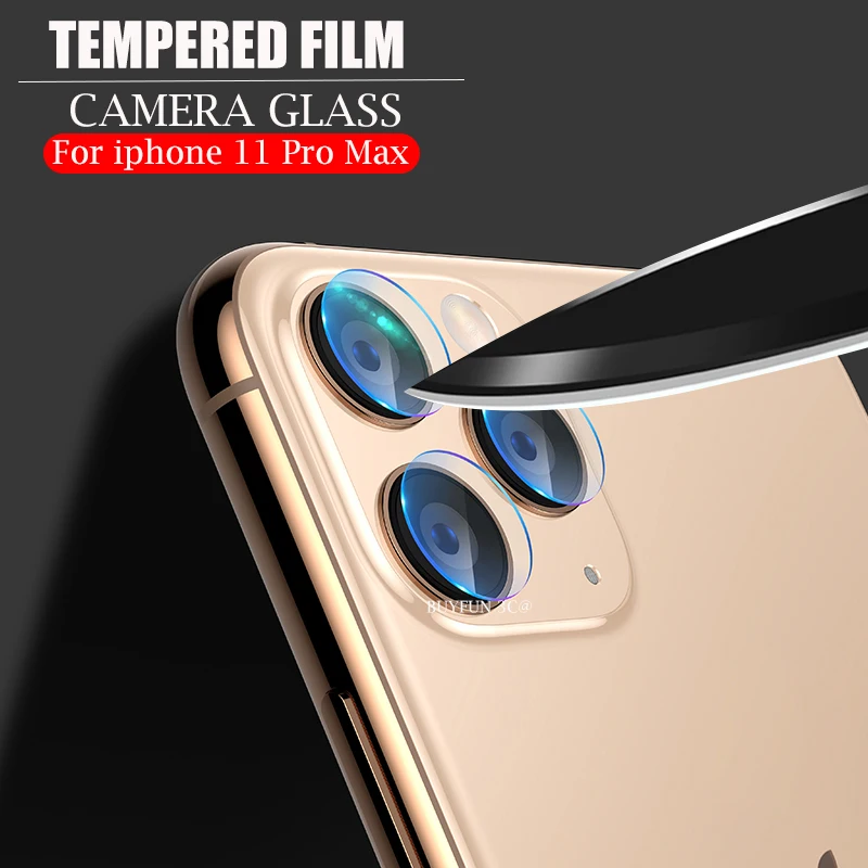 

2PCs Tempered Glass On For iPhone XS XR X 11 Pro Max Glass Camera Lens Screen Protector For iPhone 11 2019 Protective Glass Film
