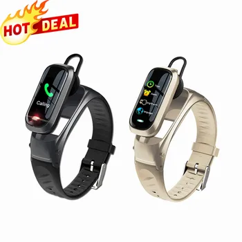 

B9 IP68 Waterproof Smart Bracelet Bluetooth Earphone Answer Call Voice Control Smart Band Heart Rate Fitness Smartwatches