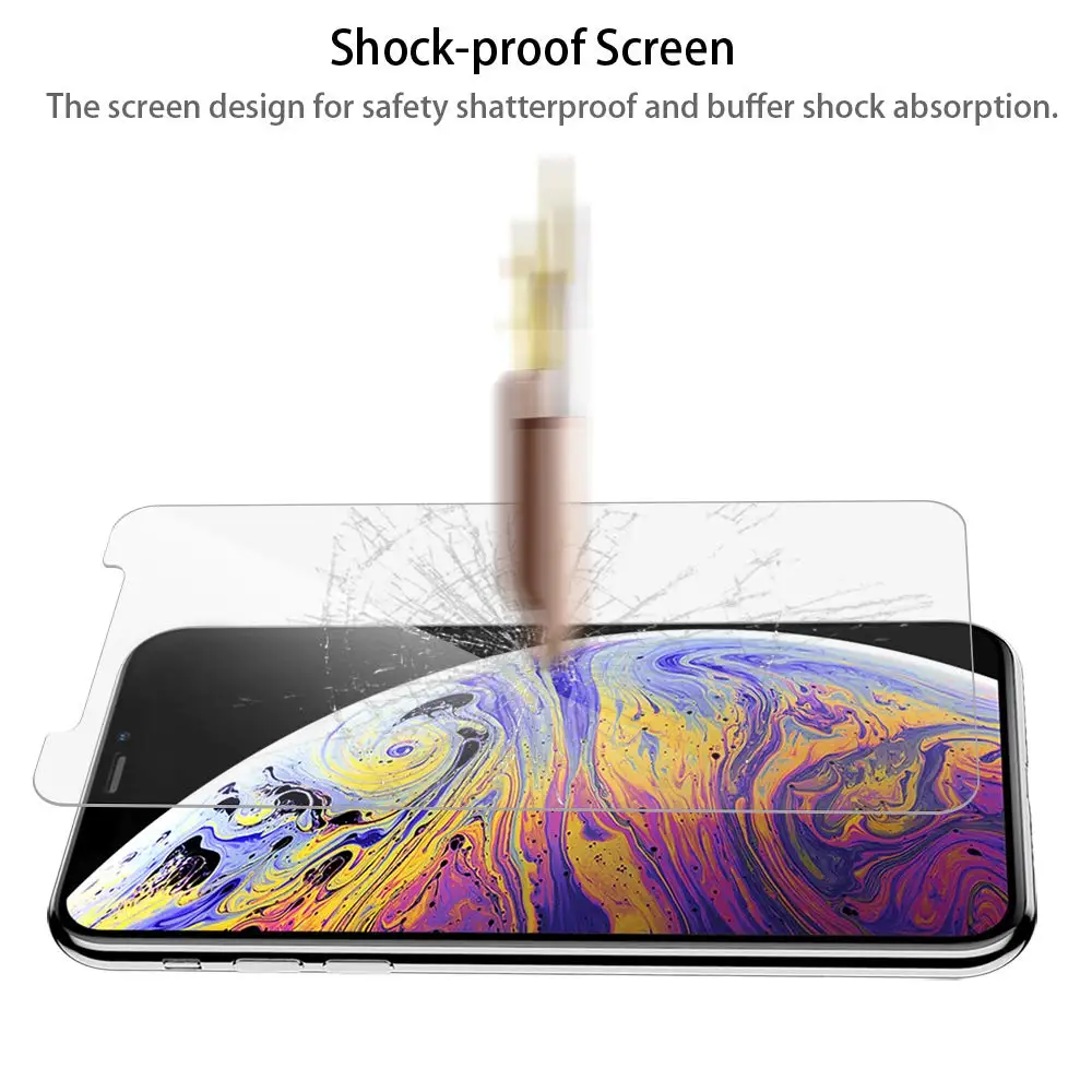 JIANERZHI 50 шт для iPhone xs Max Экран протектор 11 Pro XR Экран протектор Защитная пленка из закаленного Стекло для iPhone 7 8 6 Стекло