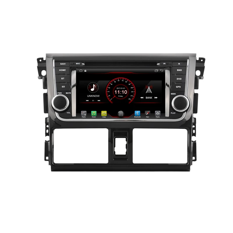 2 din Android 10 car dvd player gps navigation for Toyota Vios/Yaris 2013 2014 2015 2016 radio stereo audio cd | Автомобили и