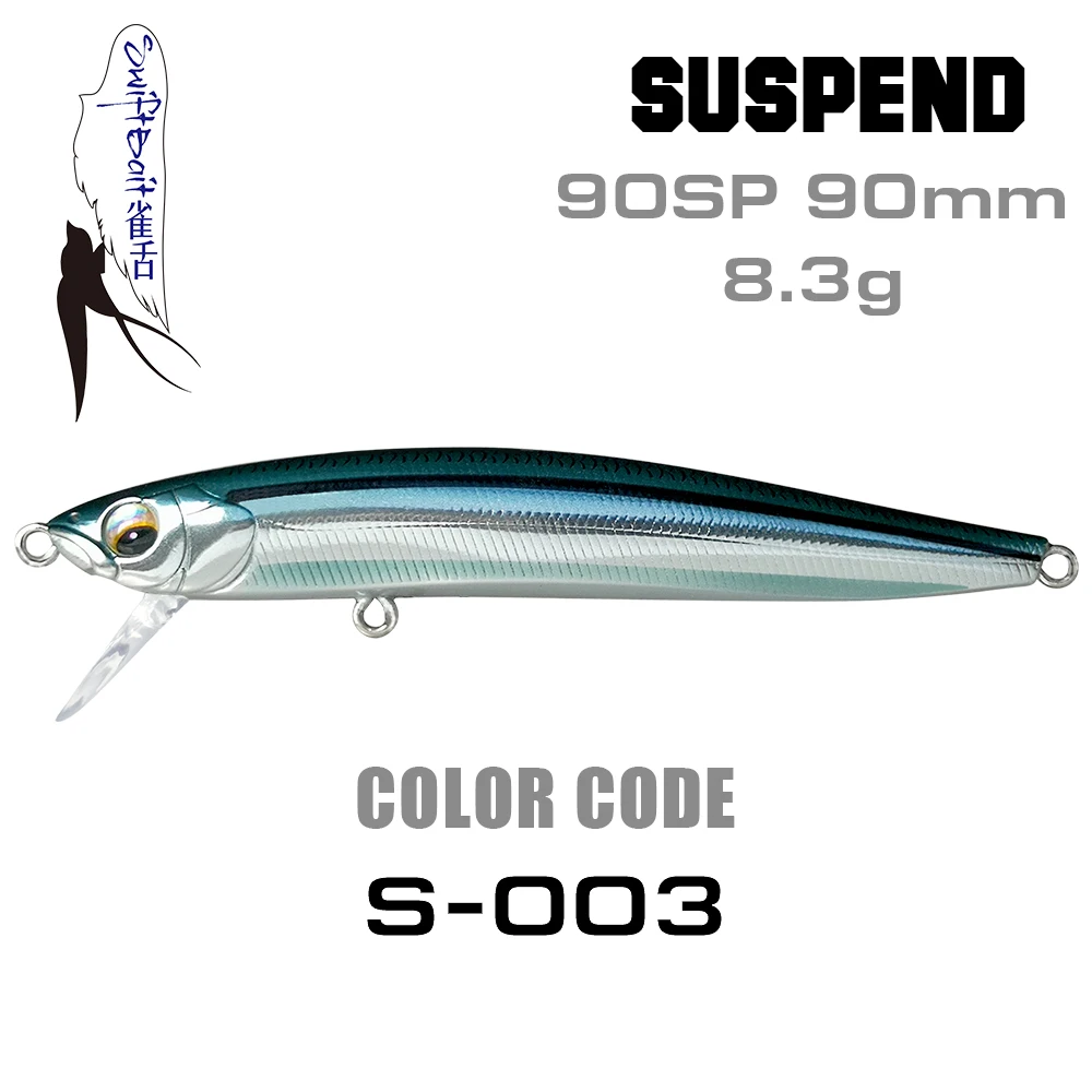 color 03 SFT 90SP рыболовные приманки, новинка, поворотная система для губ, подвесной гольян, воблеры, плавающая приманка для окуня, форели, морской рыбы, Прямая поставка, приманка - Цвет: color 03