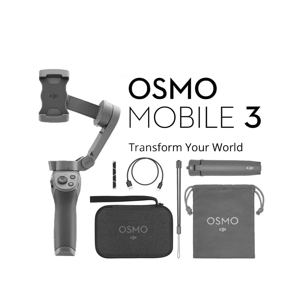 DJI Osmo Mobile 3 складной ручной шарнир для смартфонов поддержка Quick rolling ActiveTrack 3,0 спортивный режим