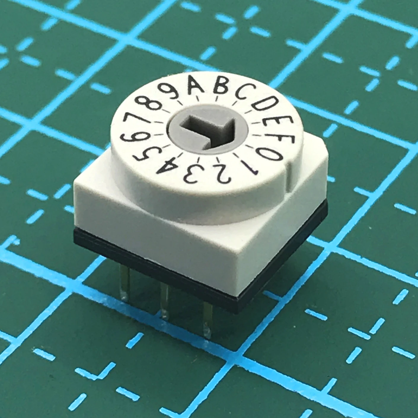 Rotary Coding Switch Dip 10x10 Bcd8421c Coding 0-F