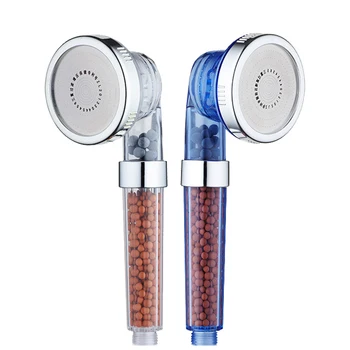 

Anion filter shower SPA nozzle 3 modes bath shower adjustable jet shower nozzle high pressure water saving bathroom accessories