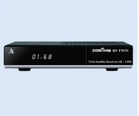 Новая версия ZGEMMA h9.твин Linux OS Enigma2 цифровой 4 к UHD спутниковый ресивер DVB-S2X+ DVB-S2X двойной тюнер Встроенный Wi-Fi