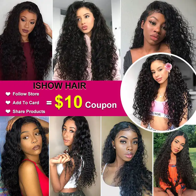 Ishow Water Wave Bundles 100 Human Hair Bundles Natural Color