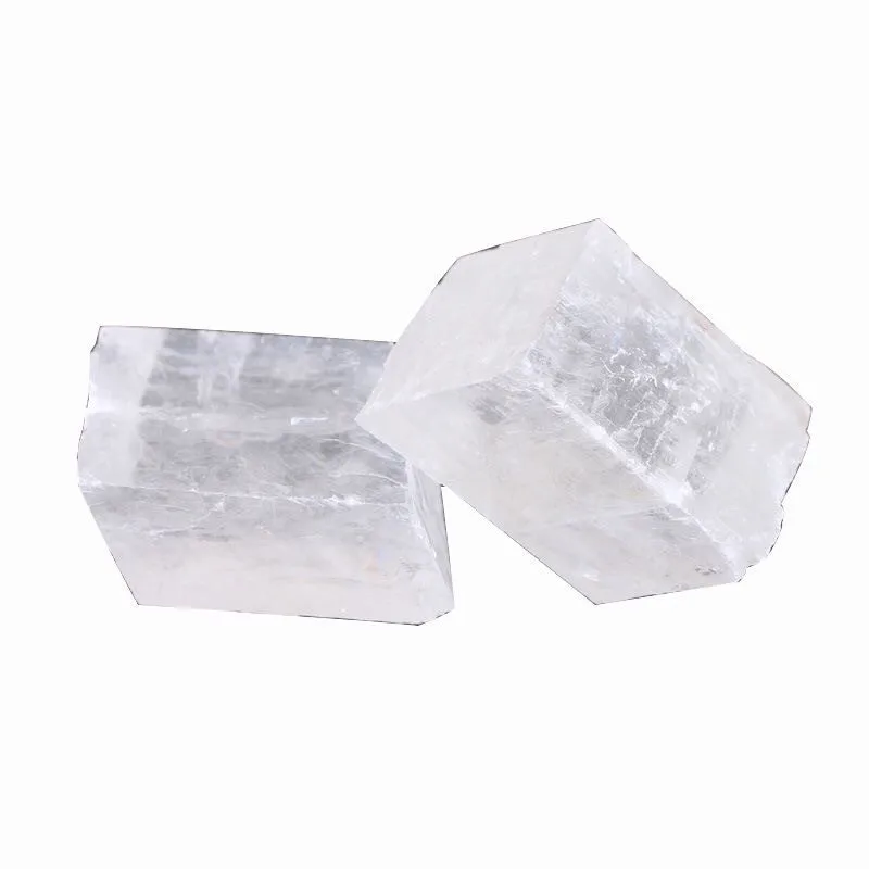 50G Blanco SDJH 50G Natural Transparente Blanco Calcita Óptica Mineral Espécimen Curativo Cristal Cuarzo Piedra Decoración del Hogar 