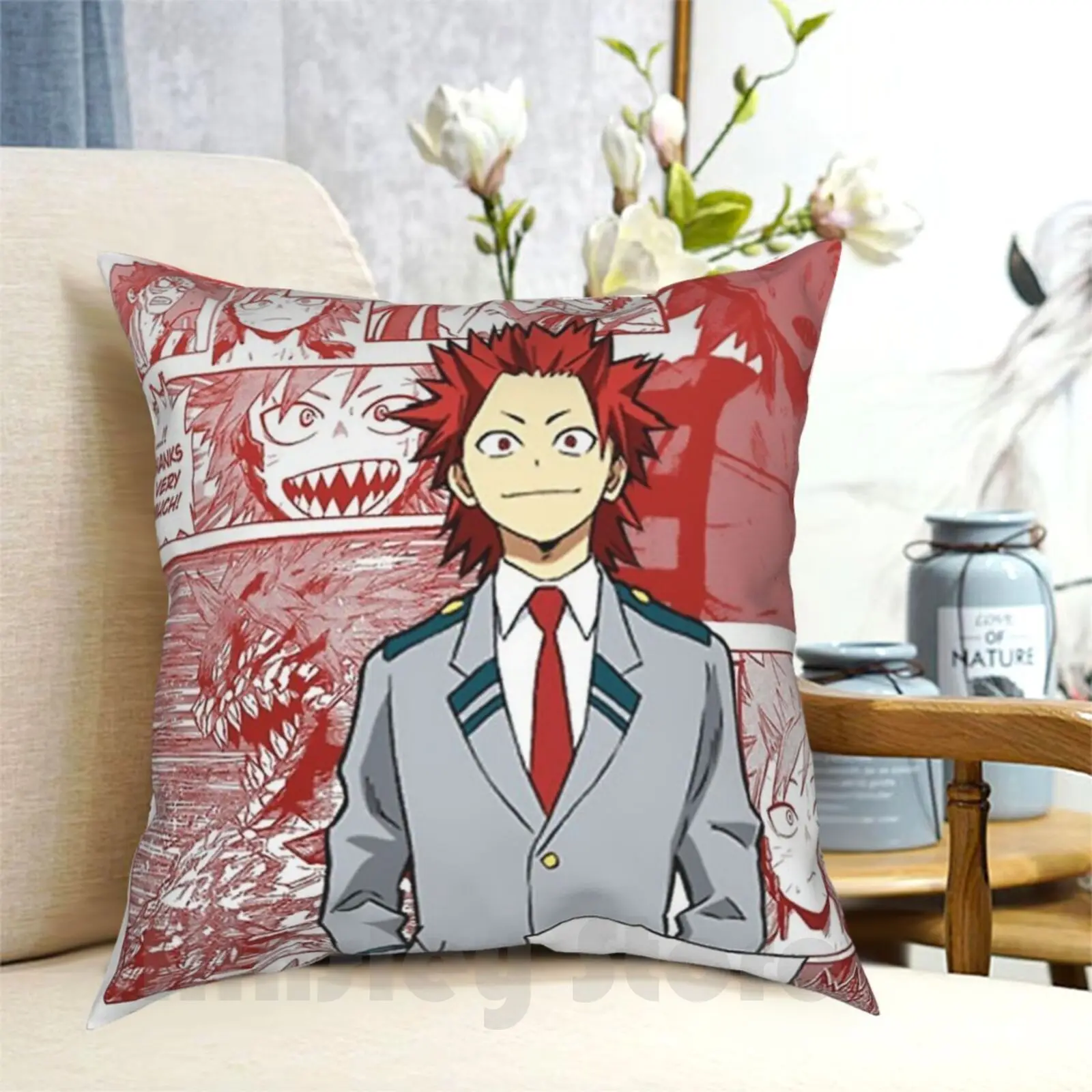 

Подушка Eijiro Kirishima, домашняя мягкая подушка с рисунком, модная Подушка с изображением Нью-Йорка, Лондона, Парижа