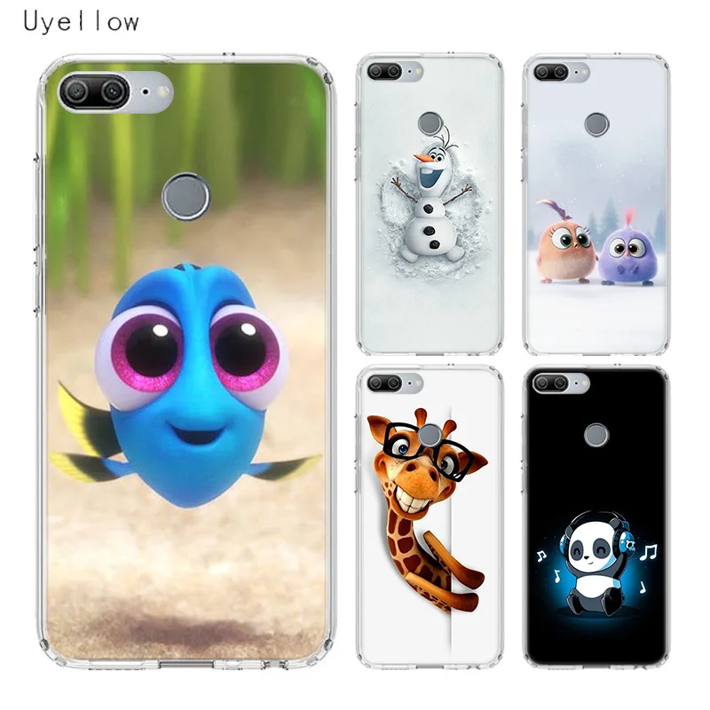 

Uyellow Cute Cartoon Image Phone Case For Huawei Honor 8A 8X 8C 8S 9 9X 10 20 lite Pro For Honor Play 20i V20 Silicone Cover