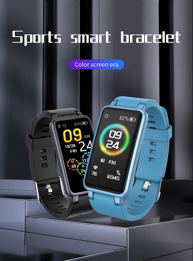 2021 New Smart Watch Men Full Touch Screen Sport Fitness Watch IP67 Waterproof For Android ios smartwatch Men+box
